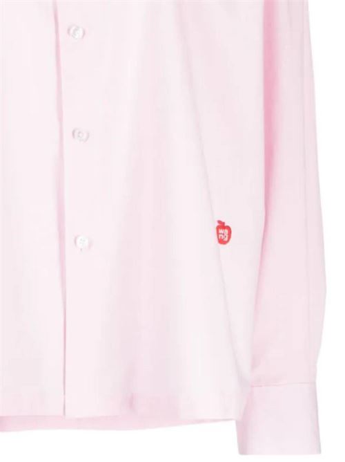 Camicia in popeline di cotone rosa chiaro Alexander Wang | 4WC1241449680